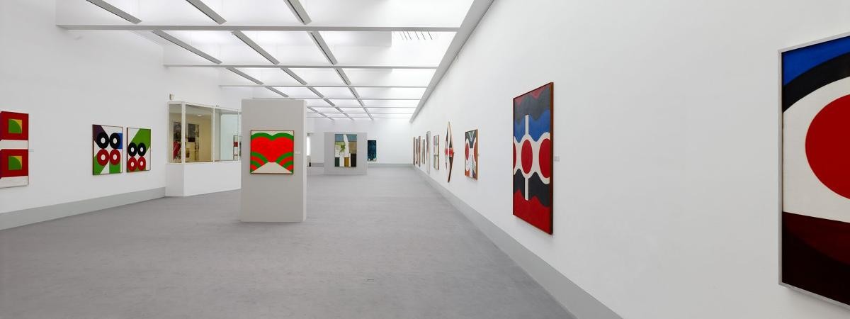 Blick in die Ausstellung "Günther C. Kirchberger". Blick in die Ausstellung "Günther C. Kirchberger".