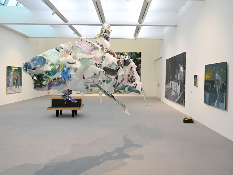 Ausstellungsansicht "Ruprecht von Kaufmann – Der letzte Akt", Foto: Ingo Kröner. Ausstellungsansicht "Ruprecht von Kaufmann – Der letzte Akt", Foto: Ingo Kröner.